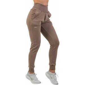 Nebbia High-Waist Loose Fit Sweatpants "Feeling Good" Brown M Fitness pantaloni imagine