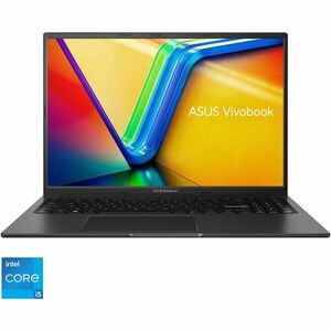 Laptop ASUS VivoBook 16X K3604ZA cu procesor Intel® Core™ i5-1240P pana la 4.40 GHz, 16, WUXGA, 16GB, 512GB SSD, Intel Iris Xᵉ Graphics, No OS, Indie Black imagine