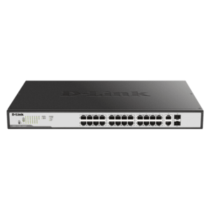 Switch D-Link DGS-1100-26MPV2 cu management cu PoE 24x1000Mbps + 2xSFP imagine