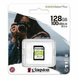Card de memorie Kingston, 128GB, Canvas Select Plus, Clasa 10 UHS-I imagine