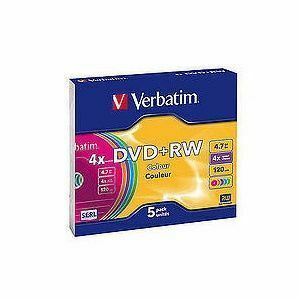 DVD+RW Serl Color 4X 4.7GB Slimcase 10 pret pe bucata imagine