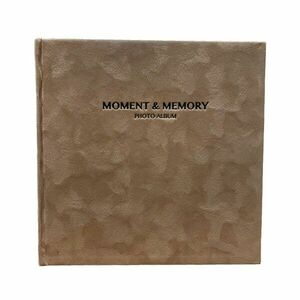 Album foto 10x15 cm, 200 fotografii, coperta catifea, maro deschis, Moment & Memory imagine