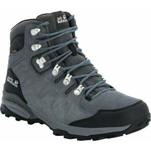 Jack Wolfskin Refugio Texapore Mid Grey/Black 40, 5 Pantofi trekking de bărbați imagine