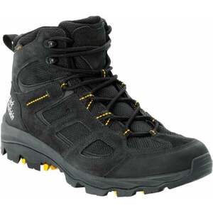 Jack Wolfskin Vojo 3 Texapore Mid M Black/Burly Yellow 42 Pantofi trekking de bărbați imagine
