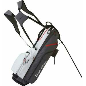 TaylorMade Flextech Stand Bag Gunmetal/White Geanta pentru golf imagine