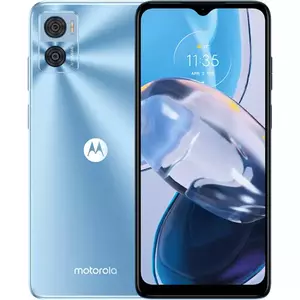 Telefon Mobil Motorola Moto E22 64GB Flash 4GB RAM Dual SIM 4G Crystal Blue imagine