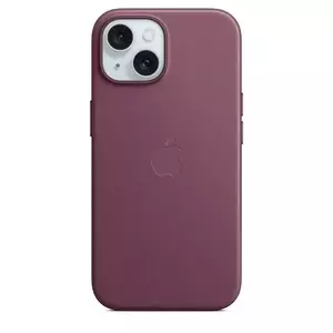 Husa de protectie Apple FineWoven cu MagSafe pentru iPhone 15 Mulberry imagine