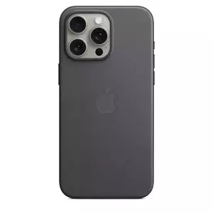 Husa de protectie Apple FineWoven cu MagSafe pentru iPhone 15 Pro Max Black imagine