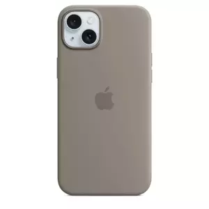 Husa de protectie Apple Silicone Case cu MagSafe pentru iPhone 15 Plus Clay imagine