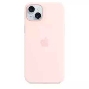 Husa de protectie Apple Silicone Case cu MagSafe pentru iPhone 15 Plus Light Pink imagine