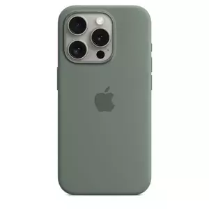 Husa de protectie Apple Silicone Case cu MagSafe pentru iPhone 15 Pro Cypress imagine