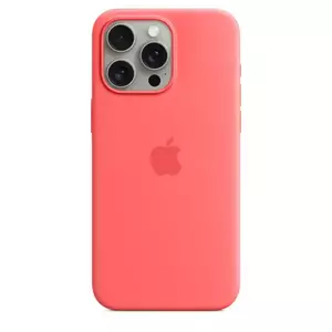 Husa de protectie Apple Silicone Case cu MagSafe pentru iPhone 15 Pro Max Guava imagine