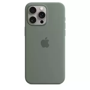 Husa de protectie Apple Silicone Case cu MagSafe pentru iPhone 15 Pro Max Cypress imagine