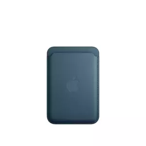 Portofel Apple FineWoven cu MagSafe pentru iPhone Pacific Blue imagine
