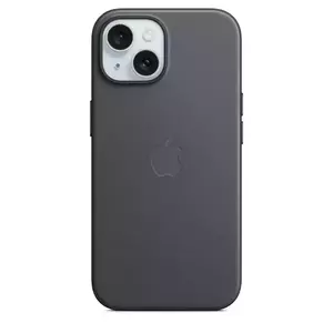 Husa de protectie Apple FineWoven cu MagSafe pentru iPhone 15 Black imagine