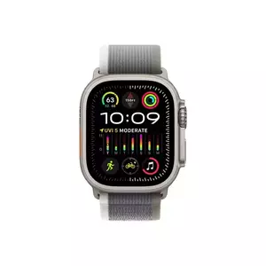 Smartwatch Apple Watch Ultra 2 GPS + Cellular 49mm Carcasa Titanium Bratara Green/Grey Trail - S/M imagine