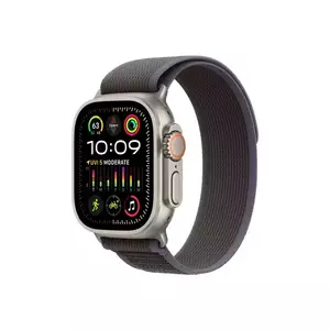 Smartwatch Apple Watch Ultra 2 GPS + Cellular 49mm Carcasa Titanium Bratara Blue/Black Trail S/M imagine