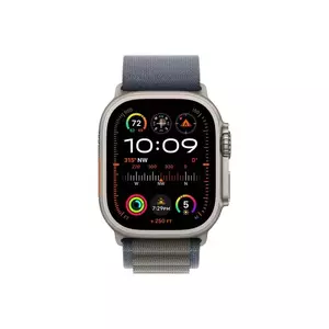 Smartwatch Apple Watch Ultra 2 GPS + Cellular 49mm Carcasa Titanium Bratara Blue Alpine Small imagine