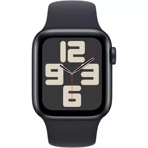 Smartwatch Apple Watch SE GPS + Cellular 40mm Carcasa Midnight Aluminium Bratara Midnight Sport - M/L imagine
