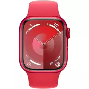 Smartwatch Apple Watch 9 GPS + Cellular 41mm Carcasa RED Aluminium Case Bratara RED Sport - S/M imagine
