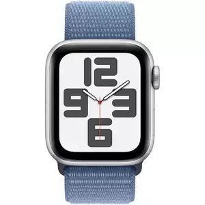 Smartwatch Apple Watch SE GPS 40mm Carcasa Silver Aluminium Bratara Winter Blue Sport imagine