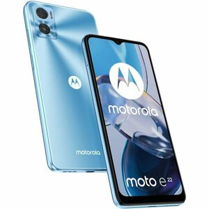 Telefon mobil Motorola Moto E22, Dual SIM, 64GB, 4GB RAM, 4G, Crystal Blue imagine