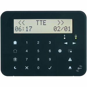 Tastatura LCD cu touch si cititor de proximitate Teletek Eclipse LCD32 S, 8 partitii, 32 zone, 1 intrare, 1 iesire PGM imagine