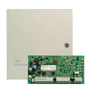 Centrala alarma antiefractie DSC Power PC 1616 NK cu cutie metalica, 2 partitii, 6-32 zone, 48 utilizatori imagine