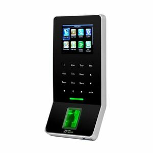 Cititor de proximitate biometric standalone TCP/IP ZKteco ACO-F22-BLACK-1, ecran LCD 2.4 inch, EM, 3.000 amprente, 5.000 carduri, 30.000 evenimente imagine