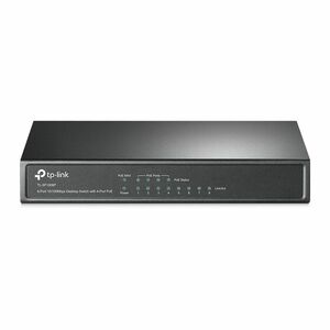 Switch cu 4 porturi PoE TP-Link TL-SF1008P, 2000 MAC, 100 Mbps imagine