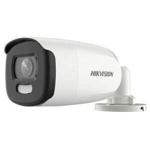 Camera supraveghere exterior Hikvision ColorVu DS-2CE10HFT-F28, 5 MP, lumina alba 20 m, 2.8 mm, stroboscop imagine