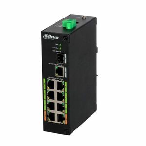 Switch cu 8 Porturi ePoE Dahua LR2110-8ET-120, 8000 MAC, 8.8 Gbps imagine