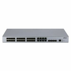 Switch cu 24 porturi Dahua PFS5936-24GF8GT4XF, 32000 MAC, 221 Gbps, cu management imagine