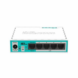 Router MikroTik hEX lite RB750R2, 5 porturi, 10/100Mbps, PoE pasiv imagine