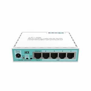 Router MikroTik hEX RB750GR3, 5 porturi, 10/100/1000Mbps, PoE pasiv imagine