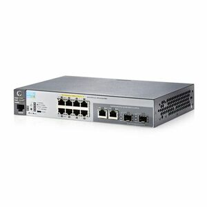 Switch cu 8 porturi Aruba J9780A, 5.6 Gbps, 16.000 MAC, 1U, PoE, cu management imagine