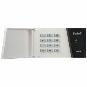 Tastatura LED wireless Satel MKP-300, RF 200 m, 8 coduri programabile, buzzer imagine