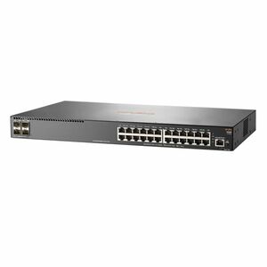 Switch cu 24 porturi Aruba JL253A, 128 Gbps, 95.2 Mpps, 4 porturi SFP+, 1U, cu management imagine