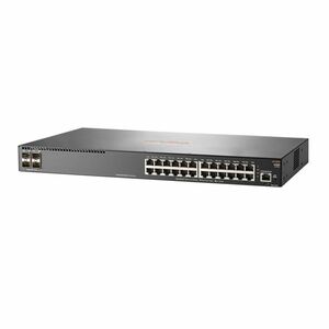 Switch cu 24 porturi Aruba JL259A, 56 Gbps, 41.7 Mpps, 4 porturi SFP, 1U, cu management imagine