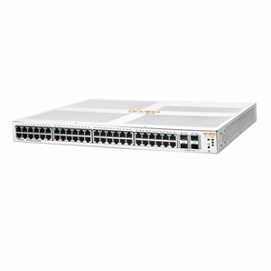 Switch cu 48 porturi Aruba JL686A, 176 Gbps, 130.95 Mpps, 4 porturi SFP/SFP+, 1U, PoE, cu management imagine