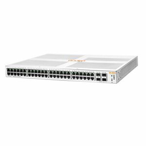 Switch cu 48 porturi Aruba JL685A, 176 Gbps, 130.95 Mpps, 4 porturi SFP/SFP+, 1U, cu management imagine