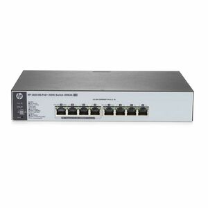 Switch cu 8 porturi Aruba J9982A, 16 Gbps, 11.9 Mpps, 8000 MAC, 1U, PoE, cu management imagine