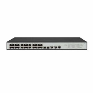 Switch cu 24 porturi Aruba JG960A, 128 Gbps, 95.2 Mpps, 16.000 MAC, 2 porturi SFP, 1U, cu management imagine