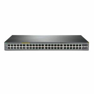 Switch cu 48 porturi Aruba JL386A, 104 Gbps, 77.3 Mpps, 16.000 MAC, 4 porturi SFP, 1U, PoE, cu management imagine