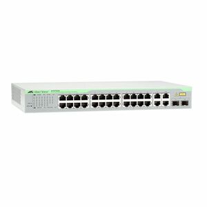 Switch cu 24 porturi Allied Telesis AT-FS750/28-50, 12.8 Gbps, 9.5 Mpps, 8.000 MAC, 2 porturi SFP, 1U, cu management imagine