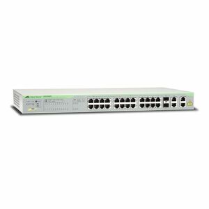 Switch cu 24 porturi Allied Telesis AT-FS750/28PS-50, 12.8 Gbps, 9.5 Mpps, 8.000 MAC, 2 porturi SFP combo, 1U, PoE, cu management imagine