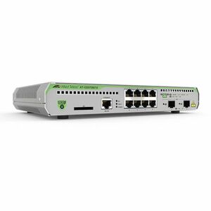 Switch cu 8 porturi Allied Telesis AT-GS970M/10-50, 20 Gbps, 14.9 Mpps, 16.000 MAC, 2 porturi SFP, 1U, PoE, cu management imagine