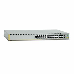 Switch cu 24 porturi Allied Telesis AT-X510-28GTX-50, 128 Gbps, 95.2 Mpps, 16.000 MAC, 4 porturi SFP+, cu management imagine