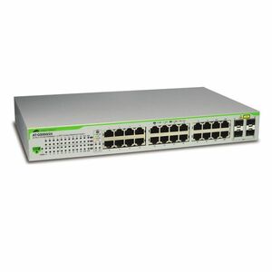 Switch cu 24 porturi Allied Telesis AT-GS950/24-50, 48 Gbps, 35.7 Mpps, 8.000 MAC, 4 porturi SFP, cu management imagine
