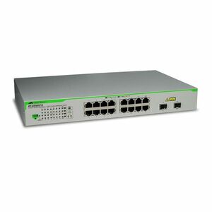 Switch cu 16 porturi Allied Telesis AT-GS950/16-50, 32 Gbps, 23.4 Mpps, 8.000 MAC, 2 porturi SFP, 1U, cu management imagine